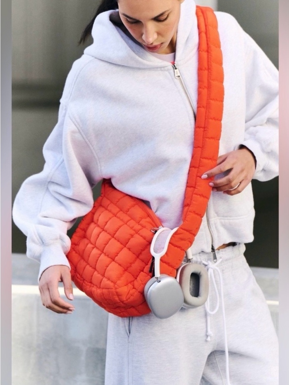 Free People Quilted Baby Carryall Sling Bag